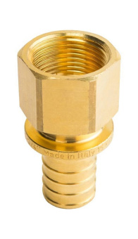 STOUT Переходник с внутренней резьбой 20xG 1/2" для труб из сшитого полиэтилена аксиальный