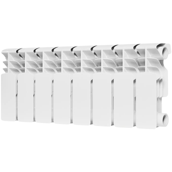 ROMMER Plus BM 200 Plus BM 200 8 секций радиатор биметаллический (RAL9016)