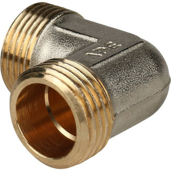 STOUT Угольник-переходник с наружной резьбой 1/2"х16 для металлопластиковых труб винтовой