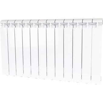 ALPHA 500 12 секций радиатор алюминиевый боковое подключение (белый RAL 9016)