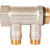 STOUT SMB 6210 011202 STOUT Коллектор с шаровыми кранами 1", 2 отвода 1/2" (красные ручки)