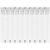 ROMMER Optima BM 500 Optima BM 500 10 секций радиатор биметаллический (RAL9016)