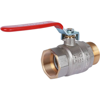 ROMMER Шаровой кран 1 1/2" ВН/НР, ручка рычаг
