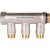 STOUT SMB 6211 341203 STOUT Коллектор с шаровыми кранами 3/4", 3 отвода 1/2" (синие ручки)