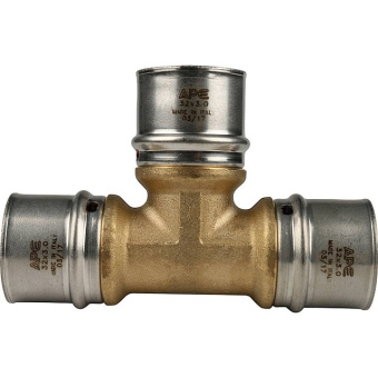 STOUT Тройник равнопроходный 32х32х32 для металлопластиковых труб прессовой