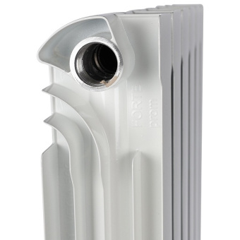 VEGA 500 6 секций радиатор алюминиевый боковое подключение (белый RAL 9016)