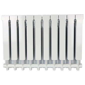 VEGA 500 10 секций радиатор алюминиевый боковое подключение (белый RAL 9016)