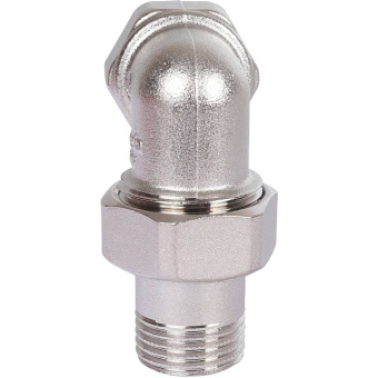 STOUT Разъемное угловое соединение "американка" ВН, никелированное 1/2"