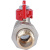 ROMMER Шаровой кран с американкой 1/2" ВН/НР, ручка бабочка
