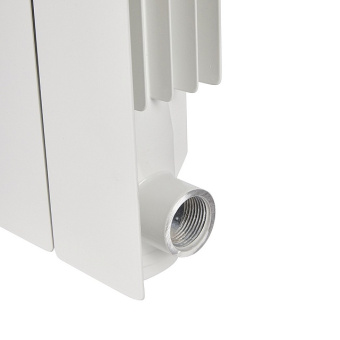 ALPHA 500 4 секций радиатор алюминиевый боковое подключение (белый RAL 9016)