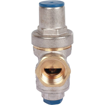 STOUT Редуктор давления PN16 вн/вн 1/2" с выходом под манометр