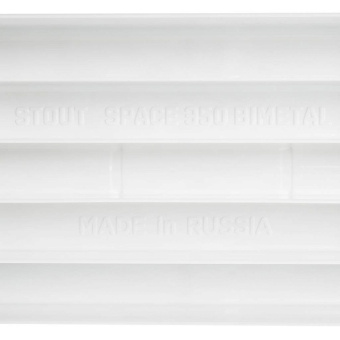 STOUT Space 350 6 секций радиатор биметаллический боковое подключение RAL9016