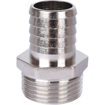 STOUT Штуцер НР никелированный 1"x25
