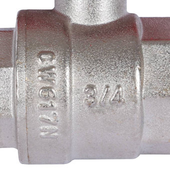 ROMMER Шаровой кран 3/4" НР/НР, ручка бабочка