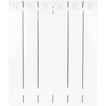 STOUT STYLE 500 6 секций радиатор биметаллический боковое подключение (белый RAL 9010)