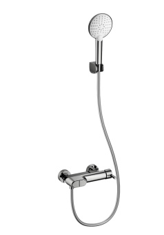 Смеситель для душа с встроенным изливом WONZON & WOGHAND MUSE Corno, Хром (WW-A30902-CR)