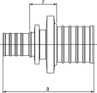 Муфта Rehau Rautitan переходная 40-25 RX