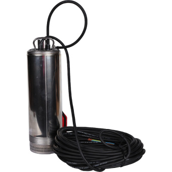 STOUT SPW-0001-200600 Насос колодезный с поплавком, кабель 20 м, 230V, Q=90 л/мин, H=32м