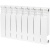 STOUT Space 350 8 секций радиатор биметаллический боковое подключение RAL9016