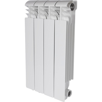 VEGA 500 4 секций радиатор алюминиевый боковое подключение (белый RAL 9016)