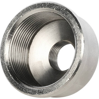 STOUT Муфта ВВ переходная никелированная 1"1/2X3/4"