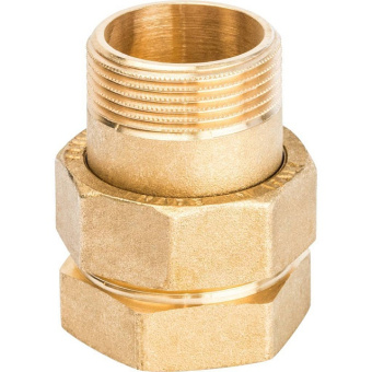 STOUT Разъемное соединение "американка" ВН, уплотнение под гайкой по плоскости, 1” 1/4