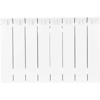 STOUT STYLE 350 8 секций радиатор биметаллический боковое подключение (белый RAL 9010)