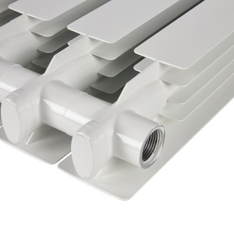 ALPHA 500 4 секций радиатор алюминиевый боковое подключение (белый RAL 9016)