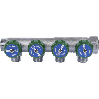 STOUT SMB-6850-341204 STOUT Коллектор регулирующий 3/4", 4 отвода 1/2"
