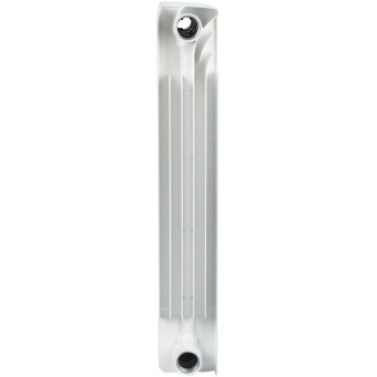 STOUT Space 500 4 секции радиатор биметаллический боковое подключение RAL9016