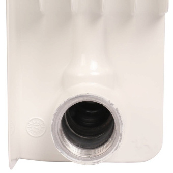 STOUT Space 500 5 секций радиатор биметаллический боковое подключение RAL9016