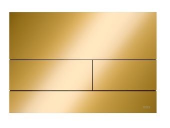 Металлическая панель смыва для унитазов TECEsquare с цветным PVD покрытием