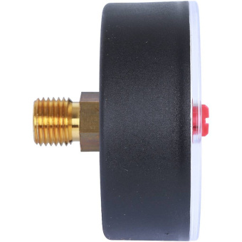 STOUT SIM-0007 Манометр аксиальный с указателем предела. Корпус Dn 63 мм 1/4", 0...4 бар, кл.2.5