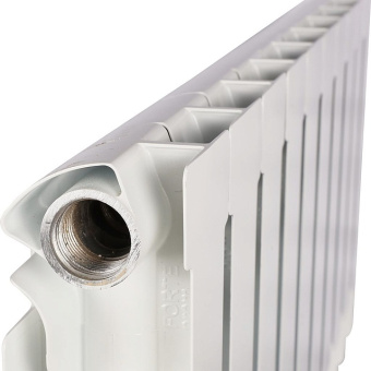 ALPHA 350 10 секций радиатор алюминиевый боковое подключение (белый RAL 9016)