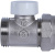 STOUT SVL Клапан запорно-балансировочный прямой, 1/2" х 3/4"ЕК