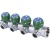 STOUT SMB-6849-341204 STOUT Коллектор регулирующий 3/4", 4 отвода 1/2" плоское уплотнение