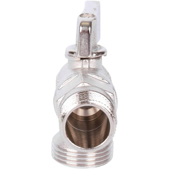 STOUT Кран шаровой угловой для бытовой техники 1/2" х 3/4"