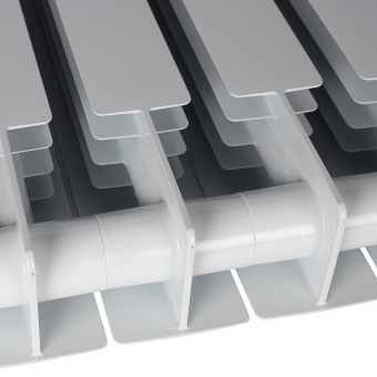 ALPHA 500 10 секций радиатор биметаллический боковое подключение (белый RAL 9016)