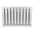 VEGA 500 10 секций радиатор биметаллический боковое подключение (белый RAL 9016)