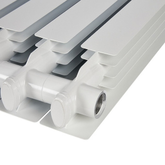 ALPHA 500 10 секций радиатор алюминиевый боковое подключение (белый RAL 9016)