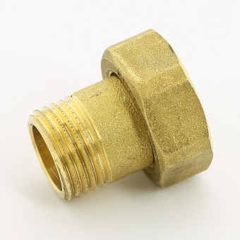 Соединение с накидной гайкой НВ 1/2" x 3/4" с плоской прокладкой