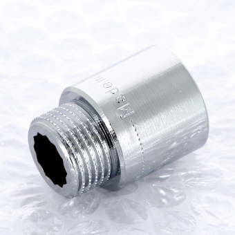 Удлинитель НВ хромированный UNI-FITT 1/2"x25мм