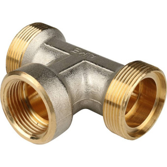 STOUT Тройник-переходник с внутренней резьбой 3/4"х26 для металлопластиковых труб винтовой