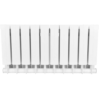 STOUT STYLE 350 10 секций радиатор биметаллический боковое подключение (белый RAL 9010)