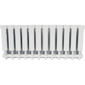 ALPHA 350 12 секций радиатор алюминиевый боковое подключение (белый RAL 9016)