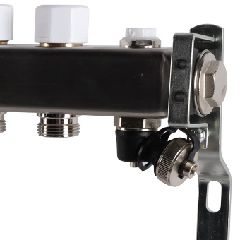 Коллектор без расходомеров, с клапаном, сливом, 11 выходов