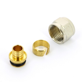 Соединитель обжим-В Uni-Fitt 16 (2.0) х 1/2" конусный, для полиэтиленовых труб