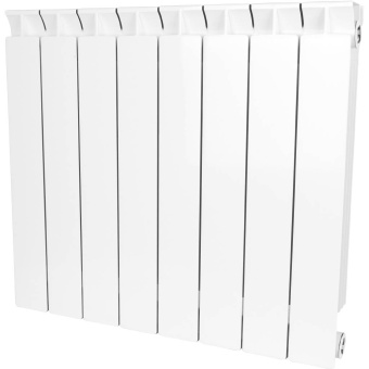 STOUT STYLE 500 8 секций радиатор биметаллический боковое подключение (белый RAL 9010)