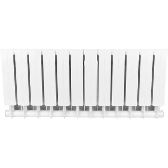 STOUT STYLE 350 12 секций радиатор биметаллический боковое подключение (белый RAL 9010)