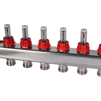 Коллектор STOUT с расходомером, 13 выходов